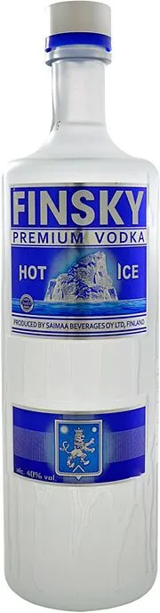 Vodka "Finsky Hot Ice" 0.5l