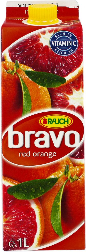 Сок "Bravo" 1л Красный апельсин