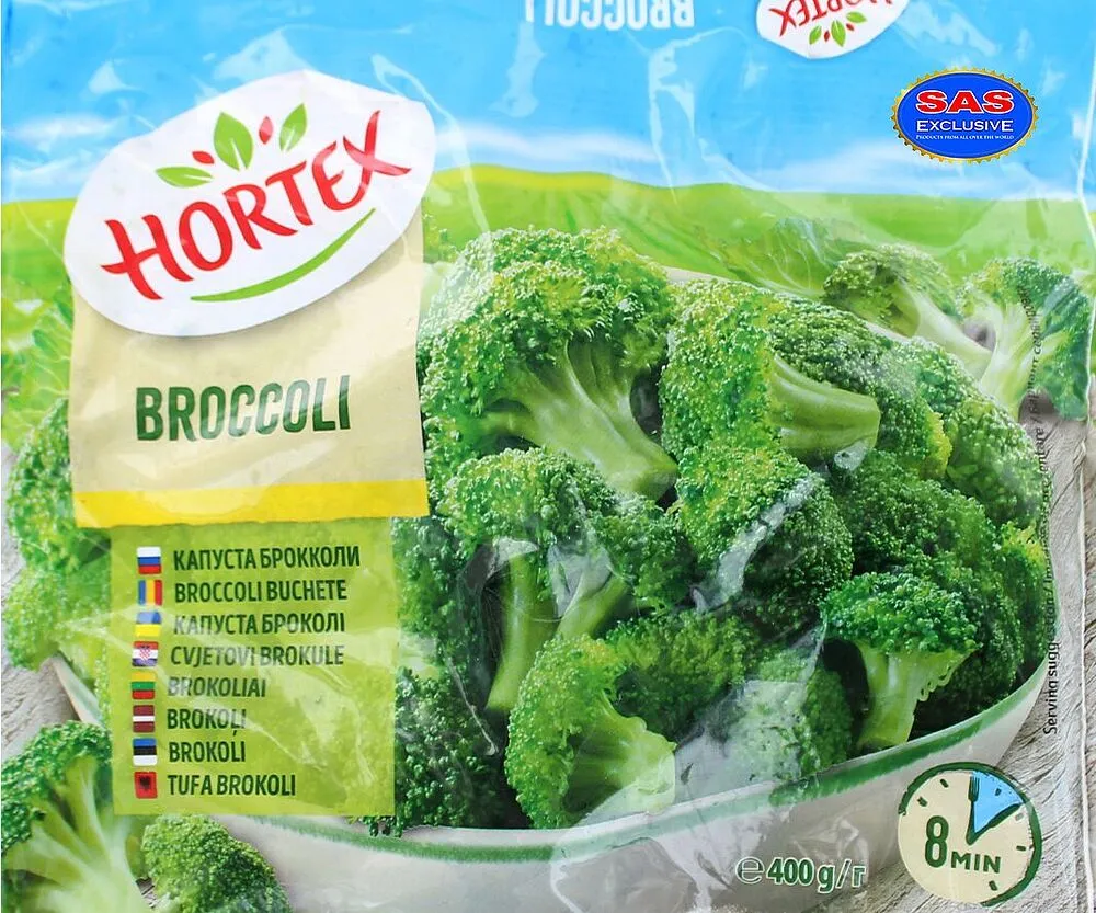 Frozen broccoli "Hortex" 400g