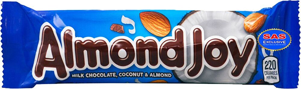 Շոկոլադե բատոն «Peter Paul Almond Joy» 45գ