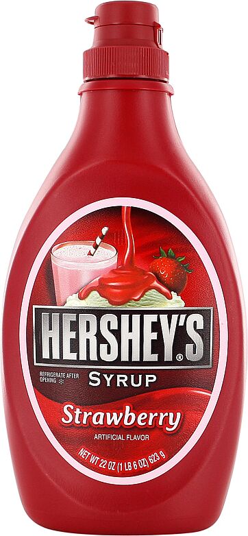 Syrup "Hershey's" 623g Strawberry