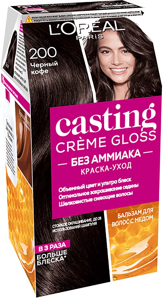 Hair dye "L'Oreal Paris Casting Crème Gloss"  №200