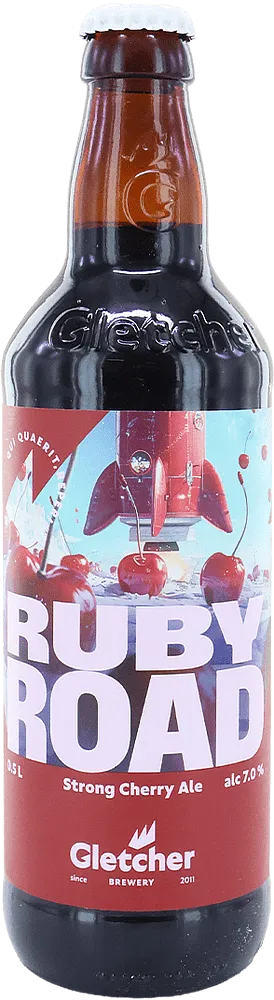 Գարեջրային ըմպելիք բալի «Gletcher Ruby Road Ale» 0.5լ
