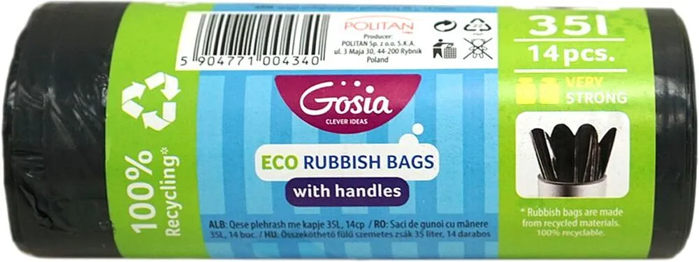 Garbage bags "Gosia ECO" 35l
