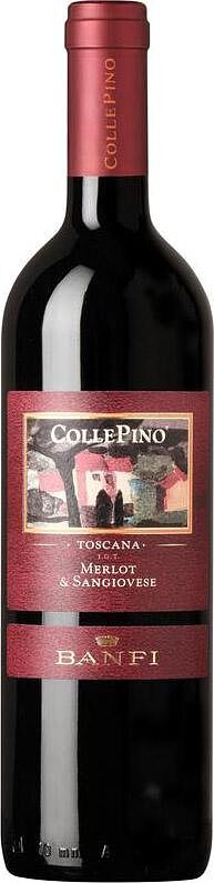 Вино красное "Banfi Collepino" 0.75л  