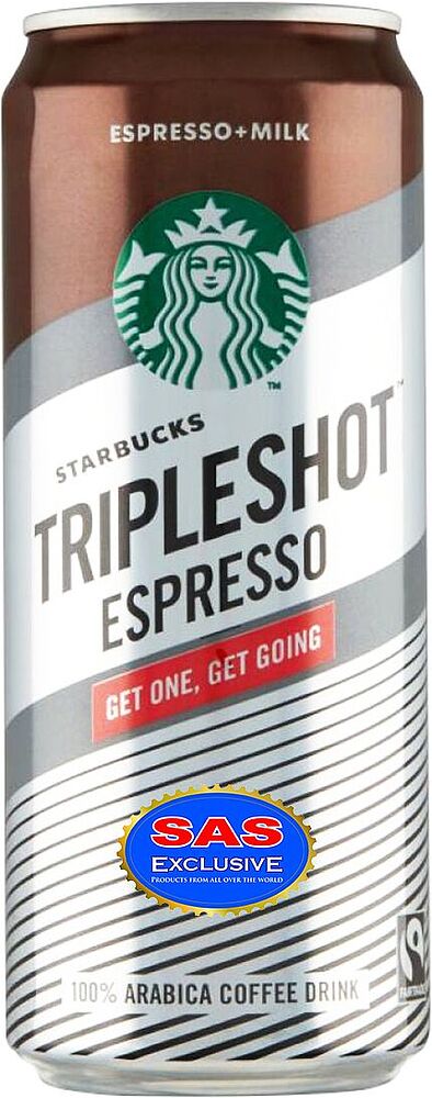 Սուրճ սառը «Starbucks Тripleshot Еspresso» 300մլ

