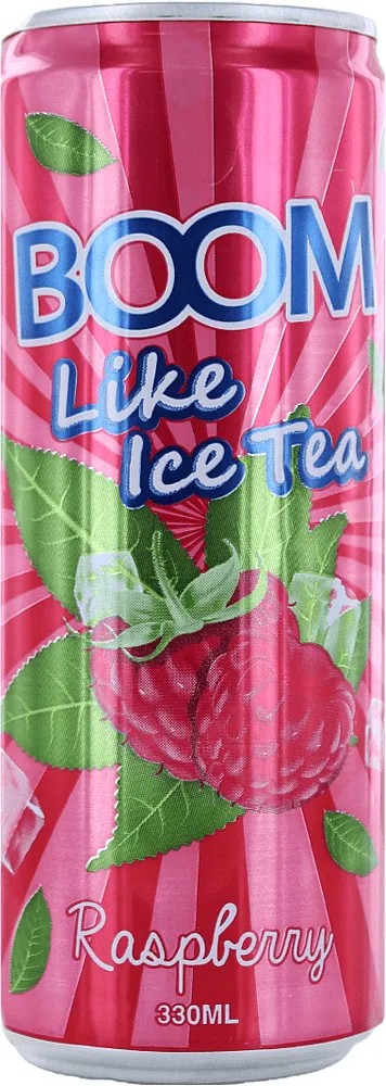 Raspberry ice tea "Boom" 330ml