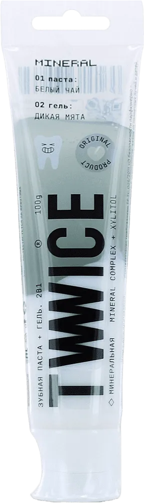 Toothpaste "Twwice Mineral Complex Xylitol" 100g
