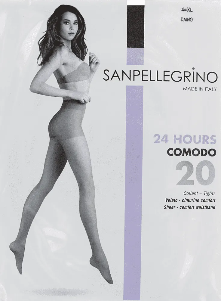 Beige tights "Sanpellegrino Comodo Daino 20 Den N4"
