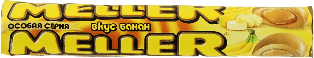 Toffee with banana flavor "Meller" 38g