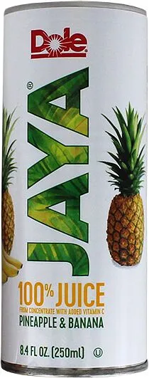 Juice "Dole Jaya" 250ml Pineapple & banana