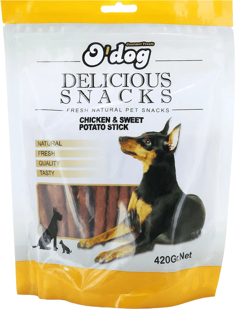 Chicken & potato snacks for dogs "O'Dog Delicious Snack Chicken Strip" 420g
