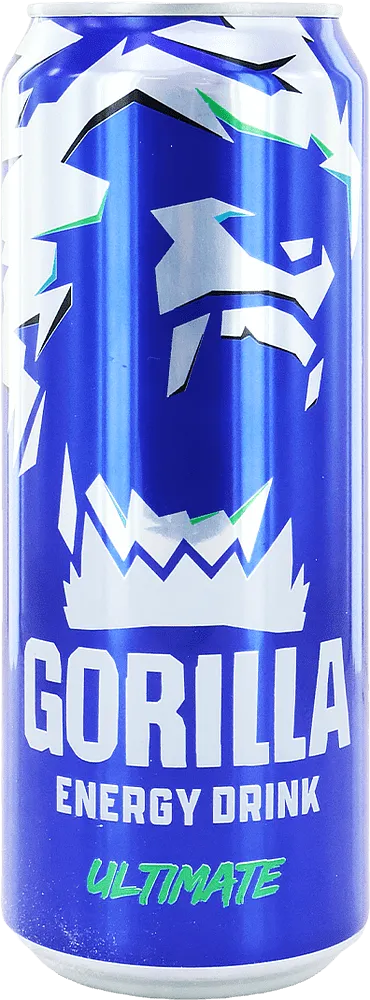 Energy carbonated drink "Gorilla Ultimate" 450ml
