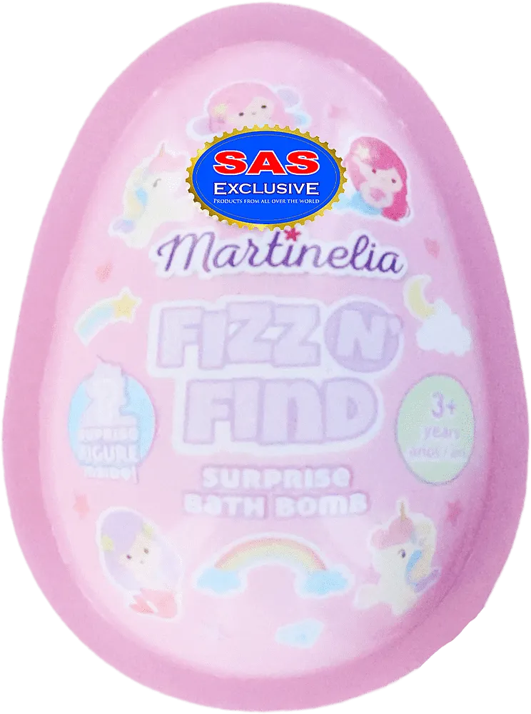 Լոգանքի ռումբ մանկական «Martinelia Fizzn Find» 150գ
