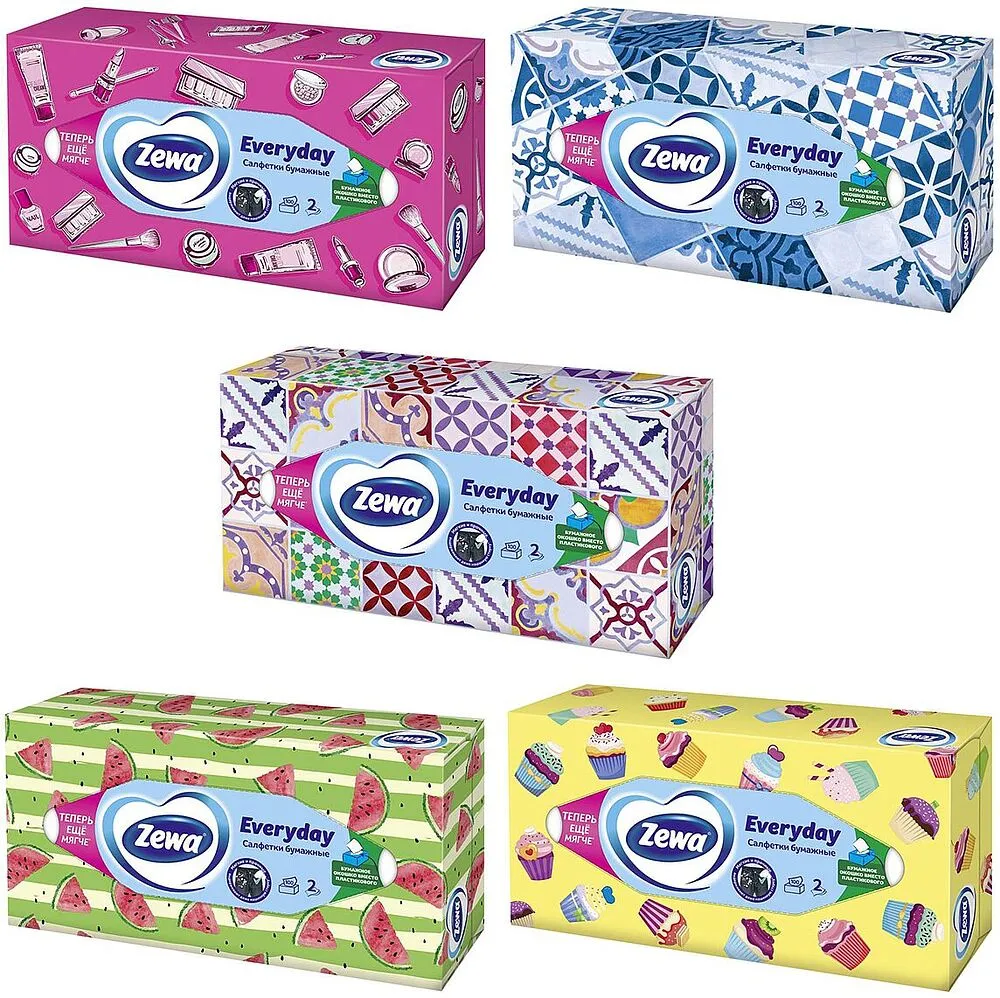 Napkins "Zewa Soft & Delicate" 100 pcs.