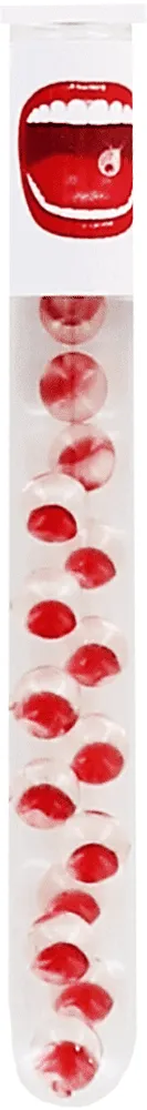 Fruit drops with strawberry flavor "Paper Mints" 18 pcs