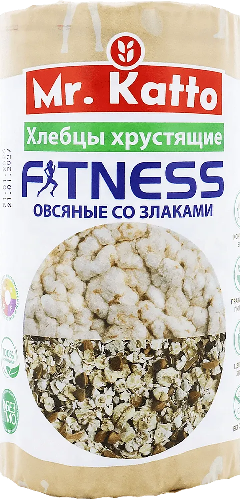 Oat crispbreads "Dr. Katto Fitness" 68g
