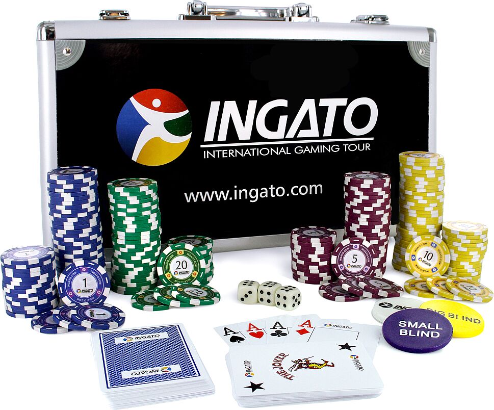 Պոկերի հավաքածու «Poker Ingato» 