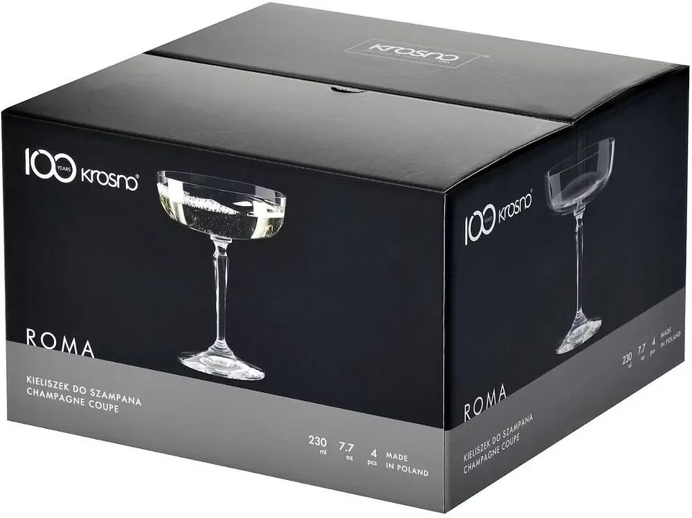 Glass "Krosno" 4pcs
