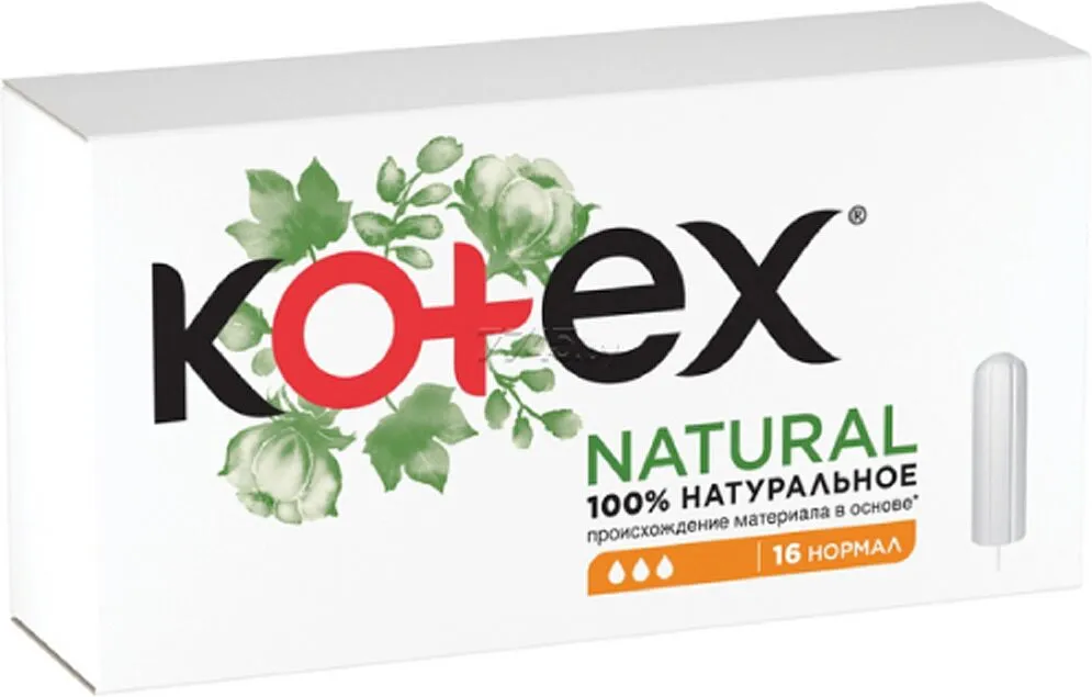 Tampons "Kotex Natural" 16pcs
