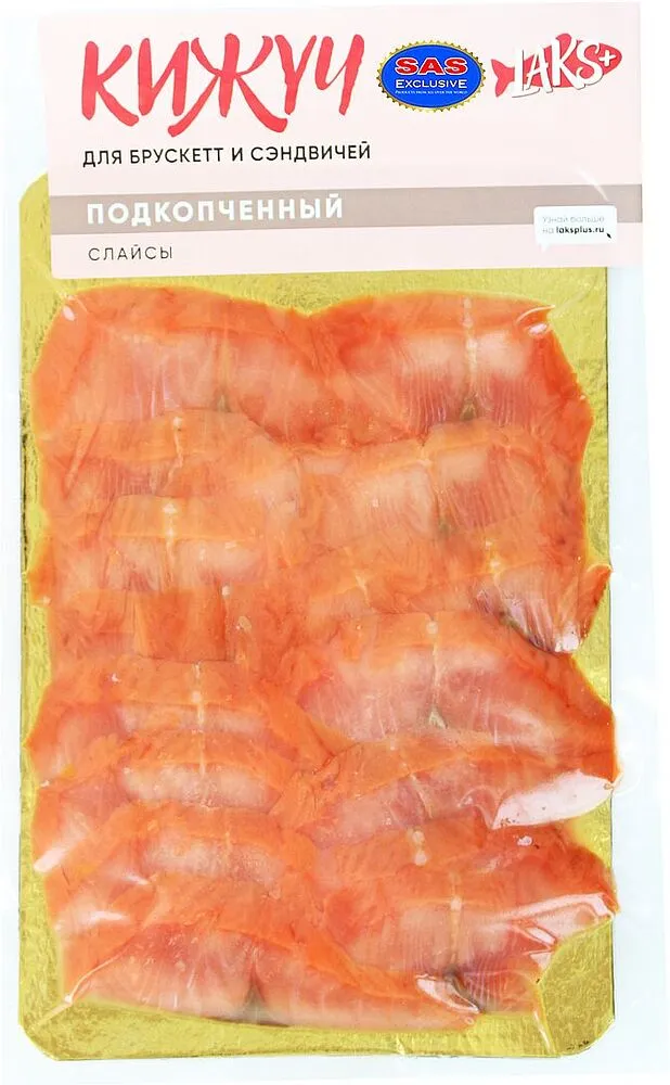 Smoked salmon fillet "Laks+" 200g