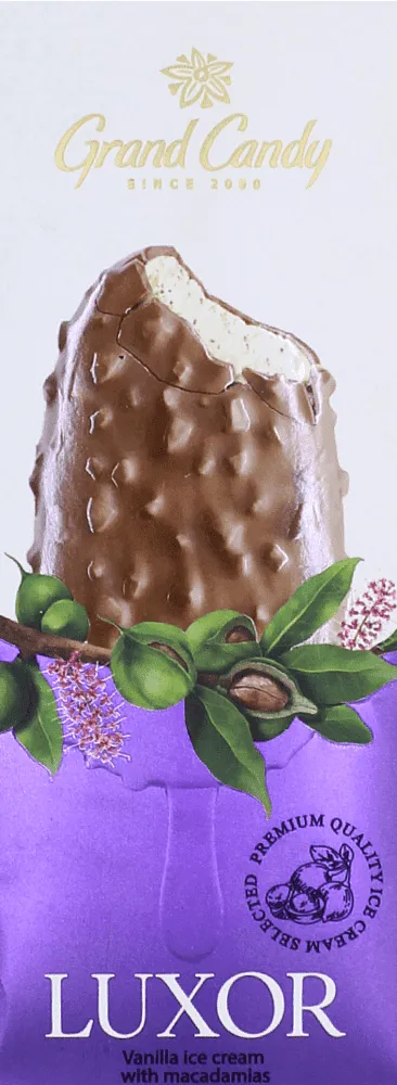 Vanilla ice cream "Grand Candy Luxor" 86g
