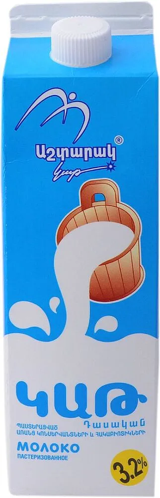 Milk "Ashtarak Kat" 1l, ichness:  3,2%