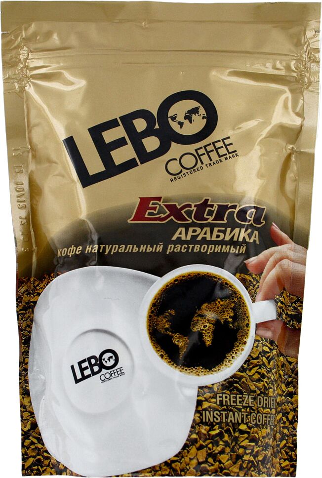 Кофе растворимый "Lebo Extra" 100г