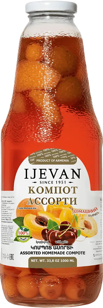 Assorted compote "Ijevan" 1l 
