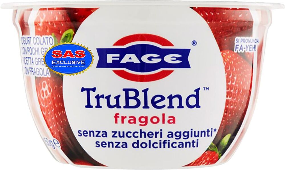 Йогурт с клубникой "Fage TruBlend" 150г, жирность: 2.5%
