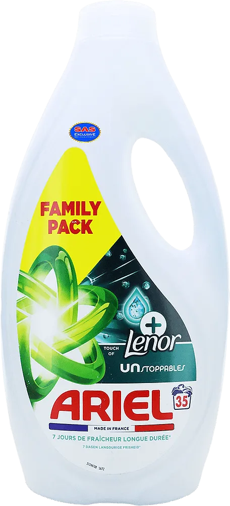 Լվացքի գել ունիվերսալ «Ariel Lenor+» 1575մլ