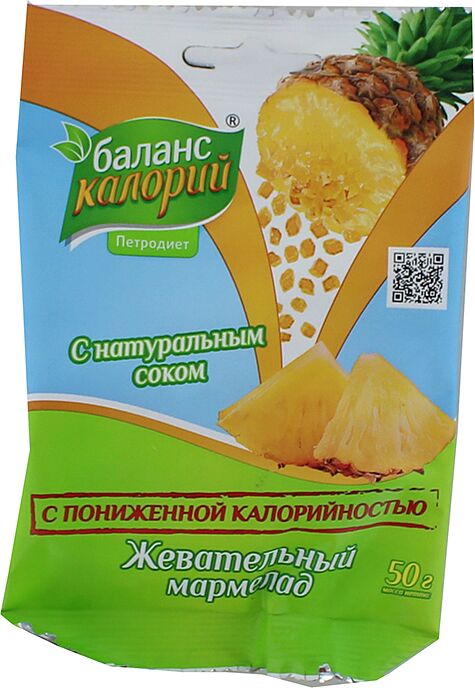 Marmalade "Петродиет Баланс Калорий" 50g Pineapple