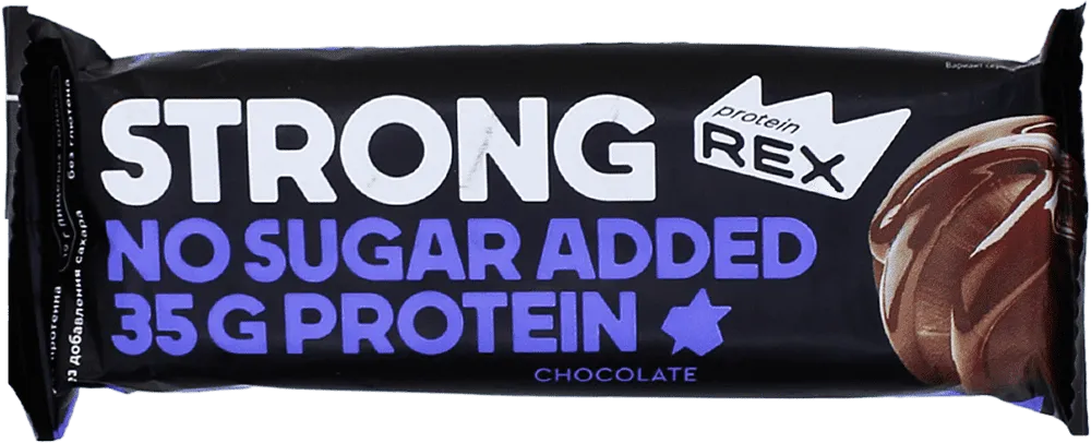 Protein bar with chocolate flavor "Rex" 100g
