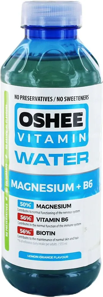 Vitaminized water "Oshee" 555ml Lemon & Orange
