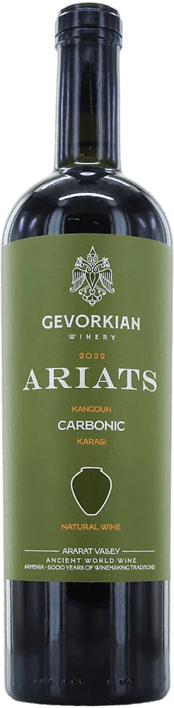 White wine "Gevorkian Ariats Carbonic Kangoun Karasi" 0.75l
