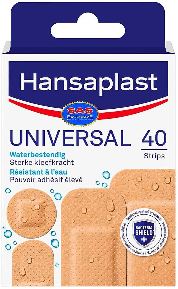 First aid strips "Handsaplast Universal" 40 pcs
