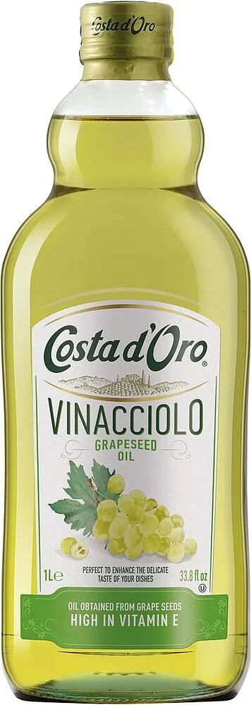 Grapeseed oil "Costa d'Oro Vinacciolo" 500ml
