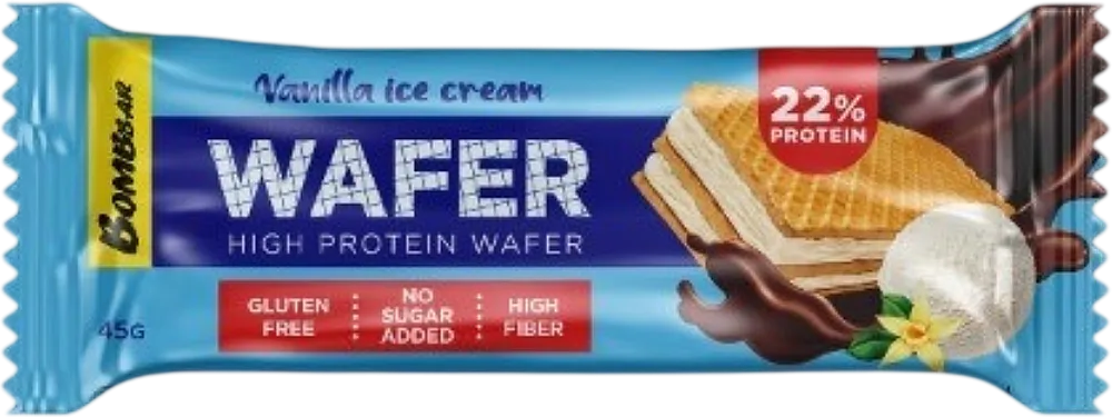 Protein wafer with ice cream flavor "Bombbar" 45g
