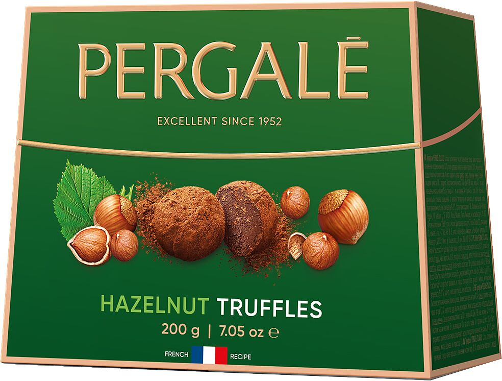 Շոկոլադեկոնֆետների հավաքածու «Pergalé Truffles» 200գ