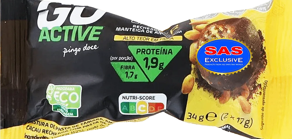 Կոնֆետներ էներգետիկ «Pingo Doce Go Active Power Balls» 34գ