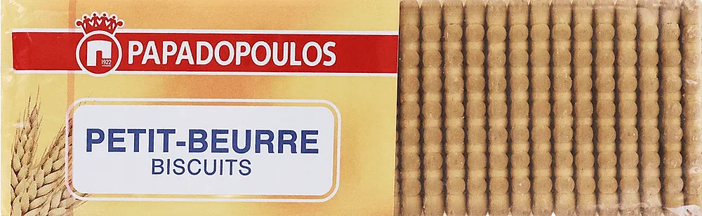 Печенье пшеничное "Papadopoulos Petit-Beurre" 225г
