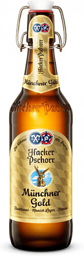 Пиво ''Hacker-Pschorr Munich Gold'' 0.5л