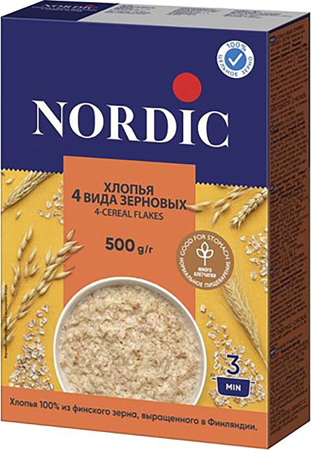 Зерновые хлопья "Nordic" 500г