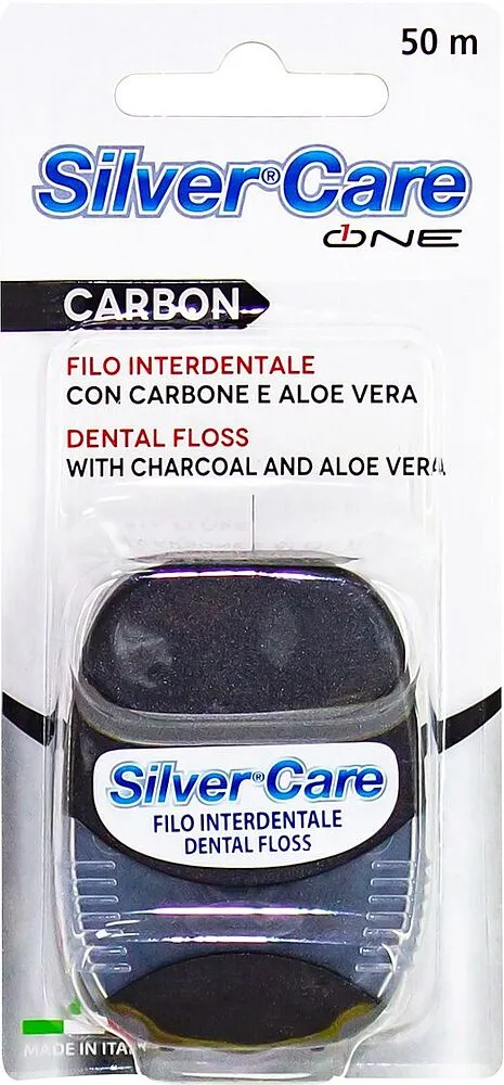 Ատամի թել «Silver Care Carbon»
