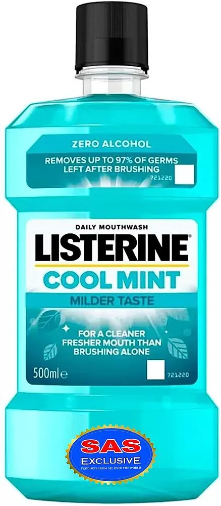 Mouth rinse "Listerine Cool Mint Milder Taste" 500ml

