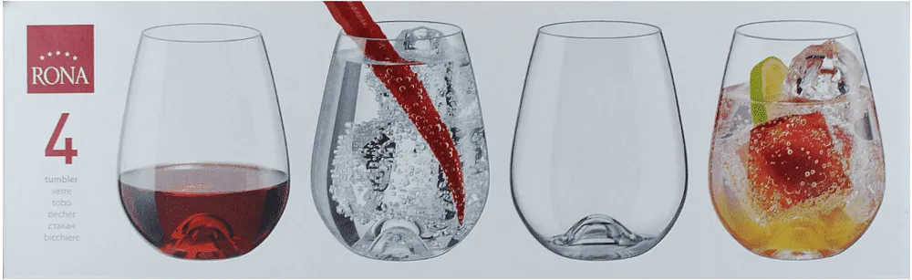 Glass "Rona" 4 pcs.
