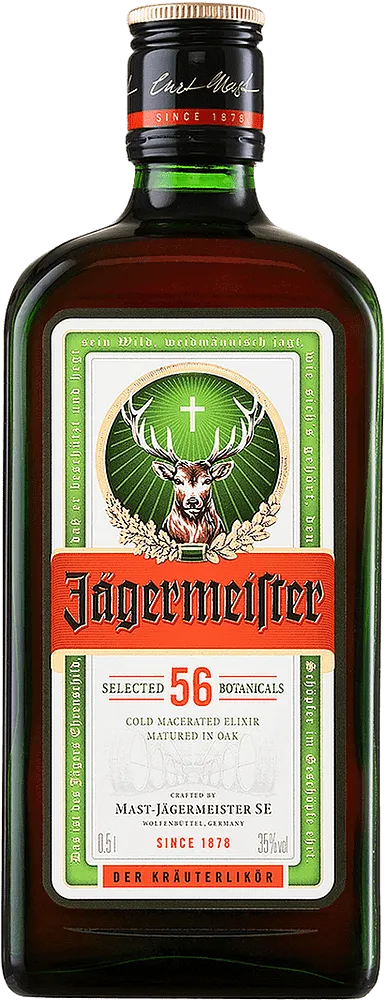 Liqueur  "Jagermeister" 0.5l
