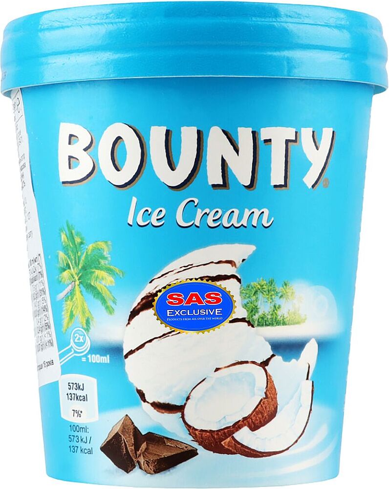 Coconut ice cream "Bounty" 272g