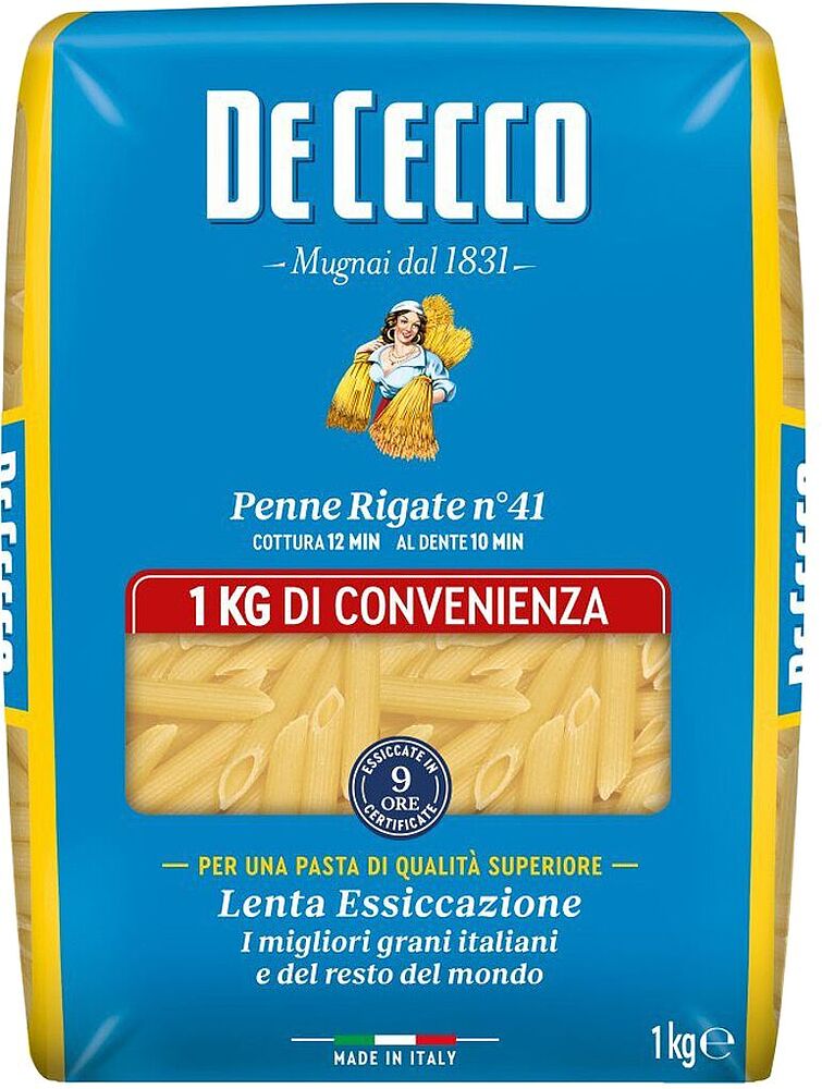 Pasta "De Cecco Penne Rigate №41" 1kg
