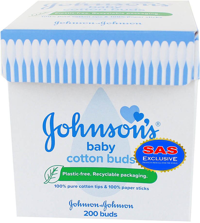 Cotton buds "Johnson's Baby" 200pcs.